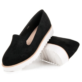 Seastar Pantofi cu platforma slip-on negru 3