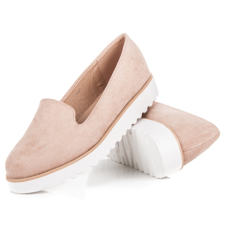 Seastar Pantofi cu platforma slip-on roz 2