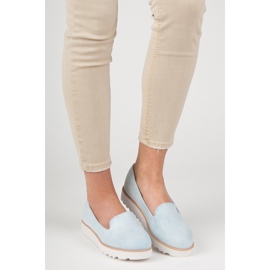 Seastar Pantofi cu platforma slip-on albastru 3