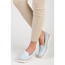 Seastar Pantofi cu platforma slip-on albastru 5