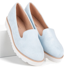 Seastar Pantofi cu platforma slip-on albastru 4