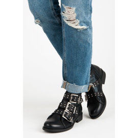 Seastar Cizme rock de primăvară negru 2 Seastar Cizme rock de primăvară negru 2