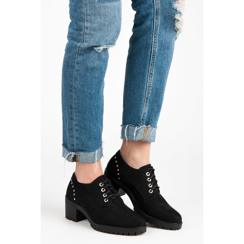 Seastar Pantofi negri pe post negru 1