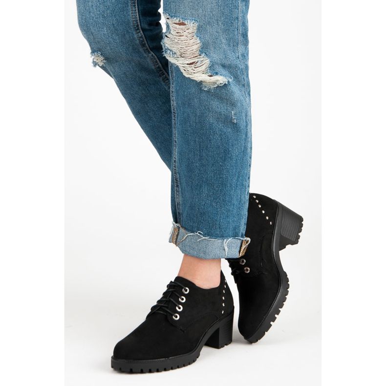 Seastar Pantofi negri pe post negru 2