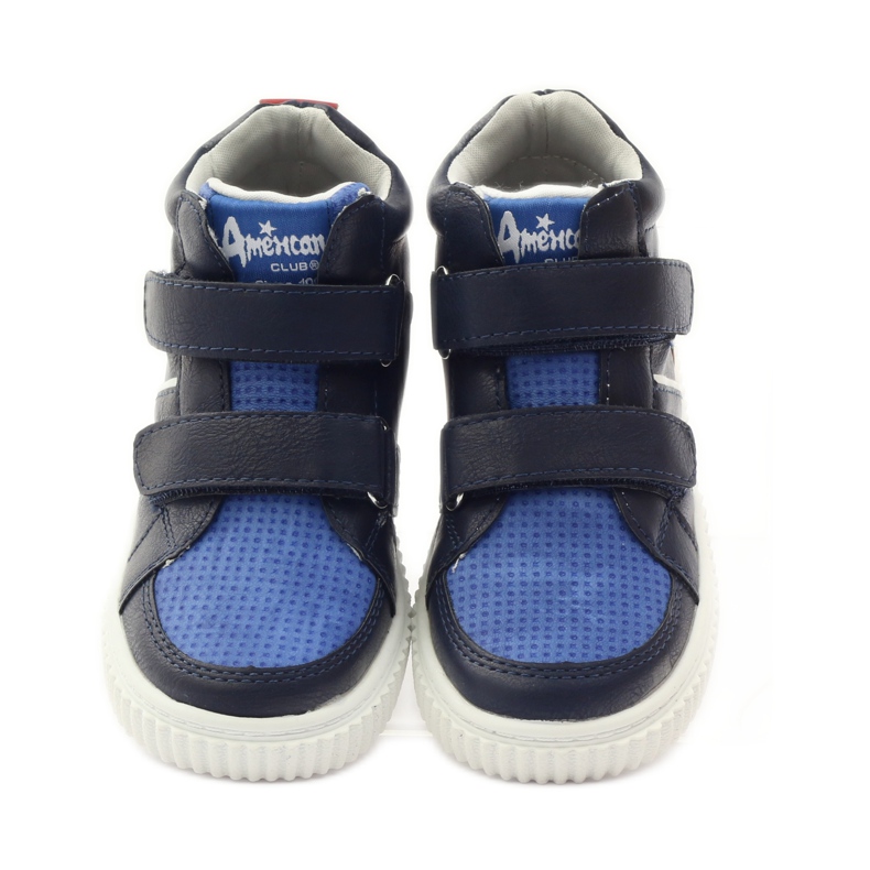 American Club Pantofi sport americani 17155 albastru marin roșu albastru 4