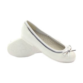 American Club Balerini cu fundă americană albă 3