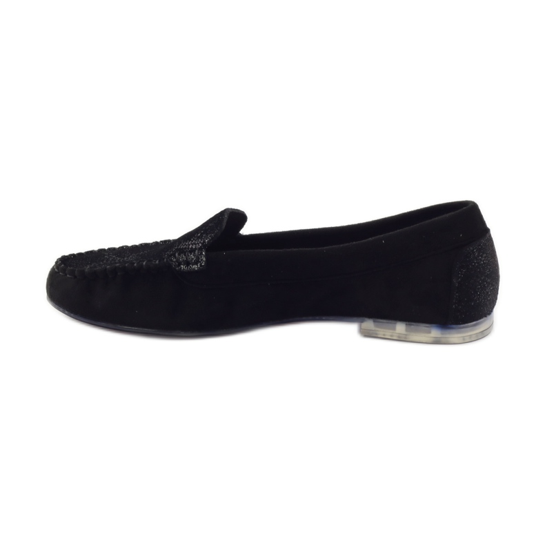 Mocasini Sergio Leone 721 din piele intoarsa negru gri 2