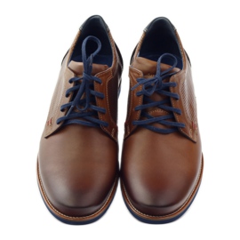 Pantofi casual pentru barbati Nikopol 1657 maro negru albastru marin 4