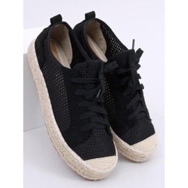 BM Adidași negri cu espadrile negre BB06P negru 1