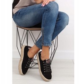 Black BB01P Tenisi espadrile negri negru 1