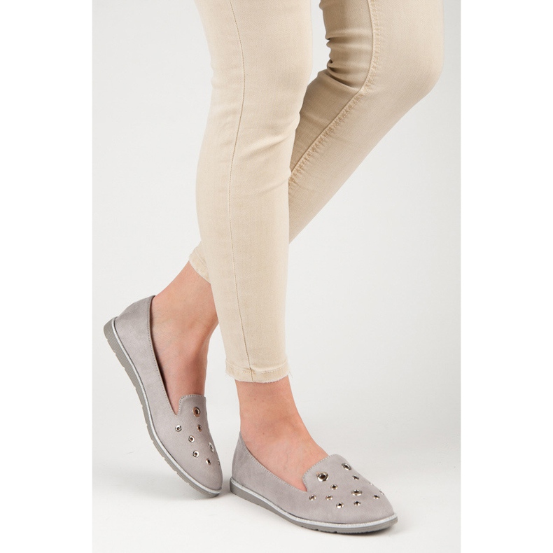 Bestelle Lordii din piele intoarsa gri 2