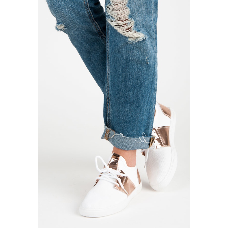 Adidasi sport dama alb roz 2