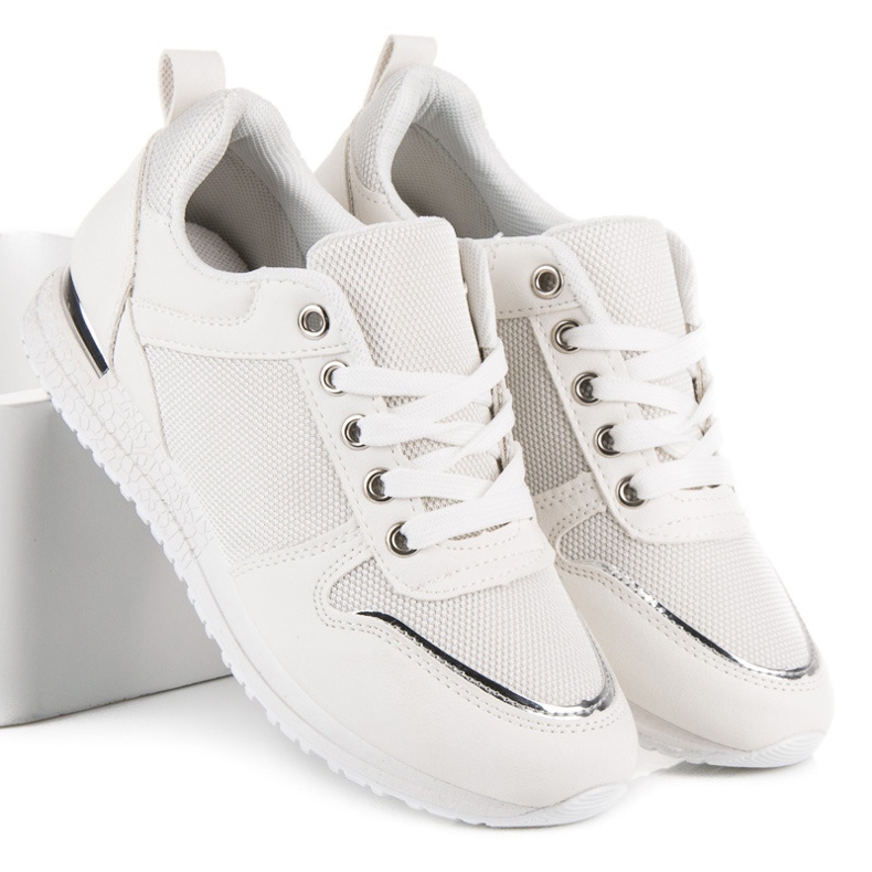 Seastar Pantofi sport pentru femei alb gri 1