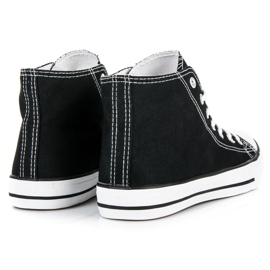 Seastar Adidași înalți de damă negru 5