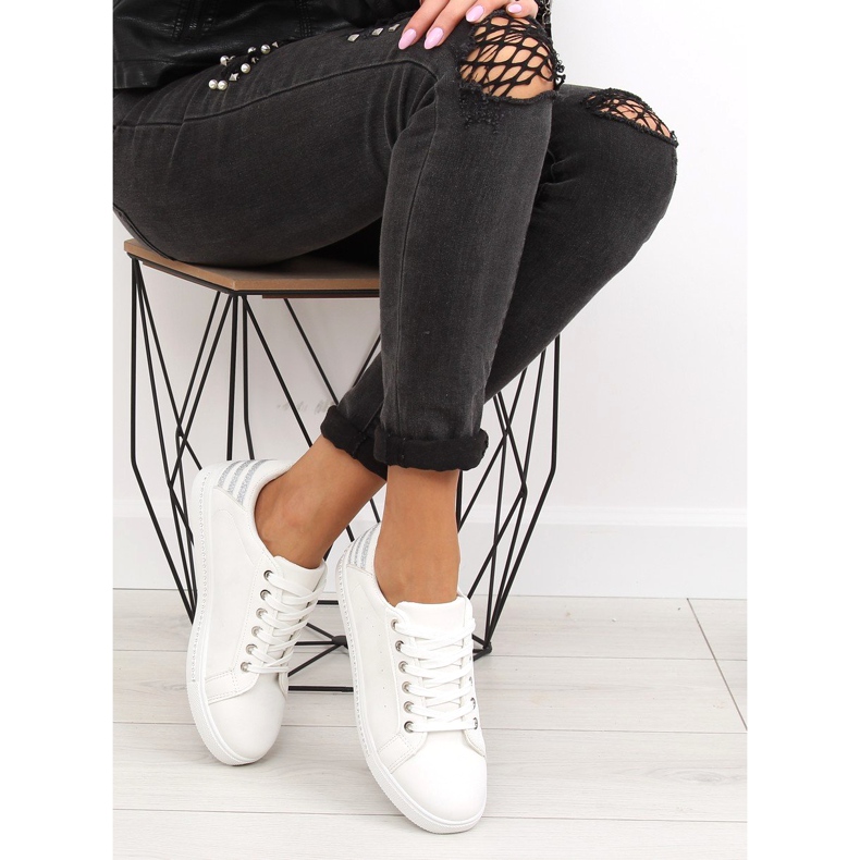 Adidasi albi dama SU09p Albi 1