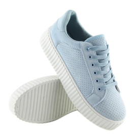 AX02 Tenisi albastri creepers albastri albastru 2