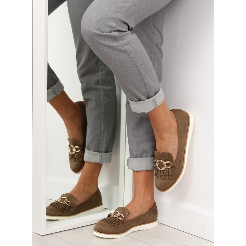 Verde Mocasini de dama G237 Verde 2