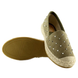Espadrile verzi cu crampoane 5481 Verde 1