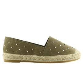 Espadrile verzi cu crampoane 5481 Verde 2