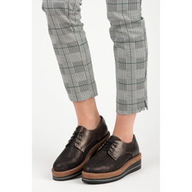 Kylie Pantofi eleganti cu pană maro 1