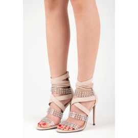 Sandale sexy Sergio Todzi bej 2