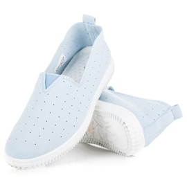 Seastar Pantofi din piele intoarsa albastru 4