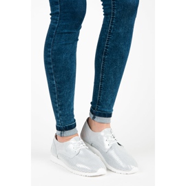 Pantofi VINCEZA legati gri 1