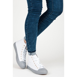 Coura Adidași peste gleznă alb 2