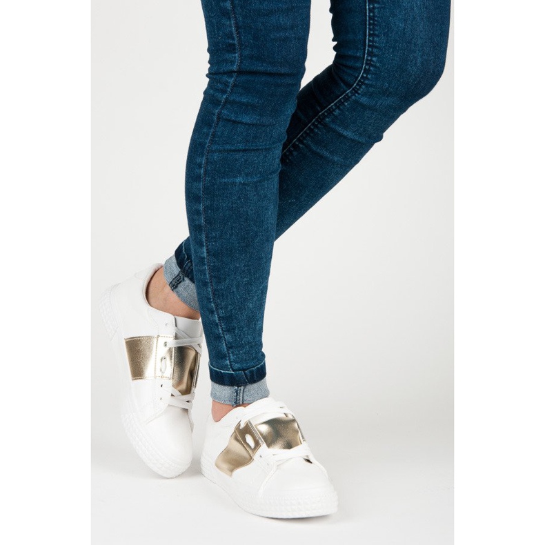 Tenisi sport albi de modă galben 2