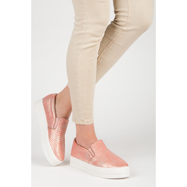 Seastar Adidași pe platformă roz 2