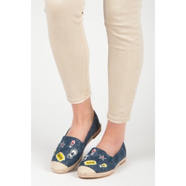 Bestelle Espadrile de primavara cu petice albastru 1