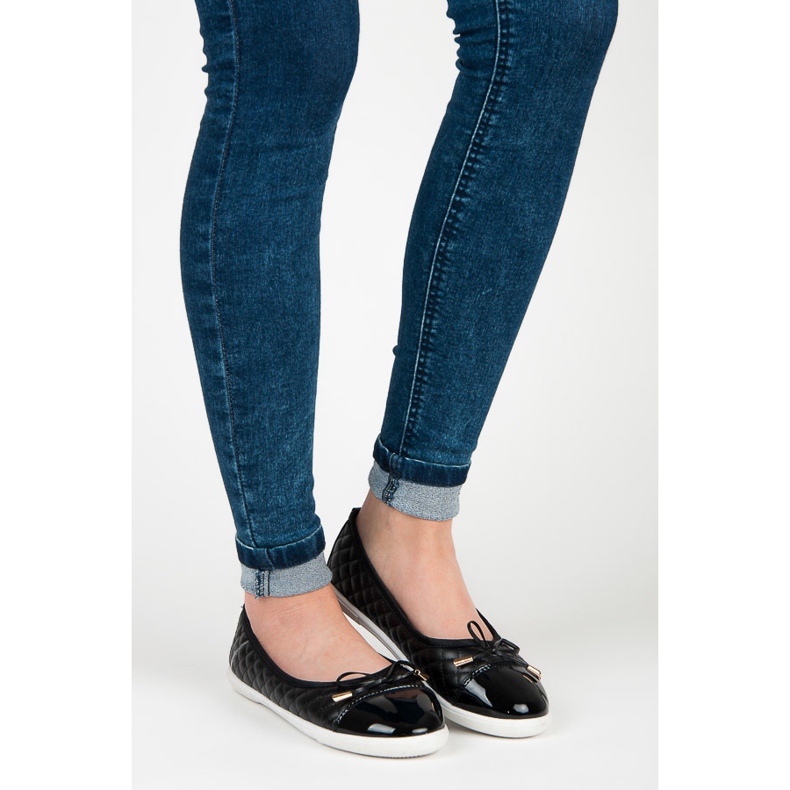 Balerini matlasați negru 1