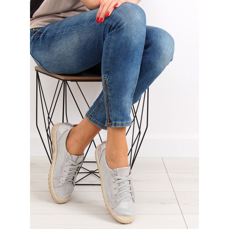 Tenisi espadrile gri BB02P Gri 1