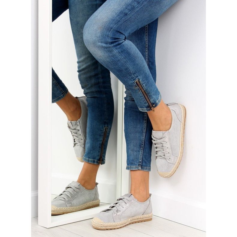 Tenisi espadrile gri BB02P Gri 2