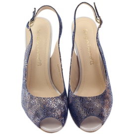 Sandale pe postul lui Sergio Leone 578 maro albastru marin 4