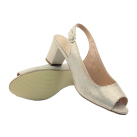 Sandale pe postul lui Sergio Leone 810 galben maro 3