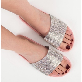 Bello Star Papuci cu cristale roz 1