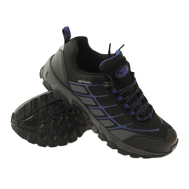 Softshell sportiv de trekking Atletico negru albastru gri 3 Softshell sportiv de trekking Atletico negru albastru gri 3