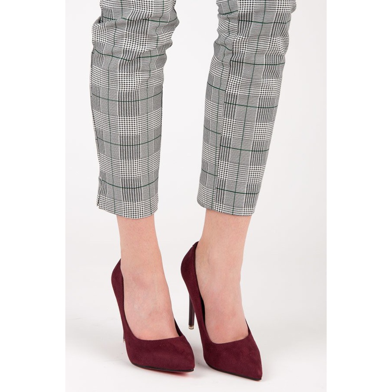 Tocuri înalte maro roșu 1