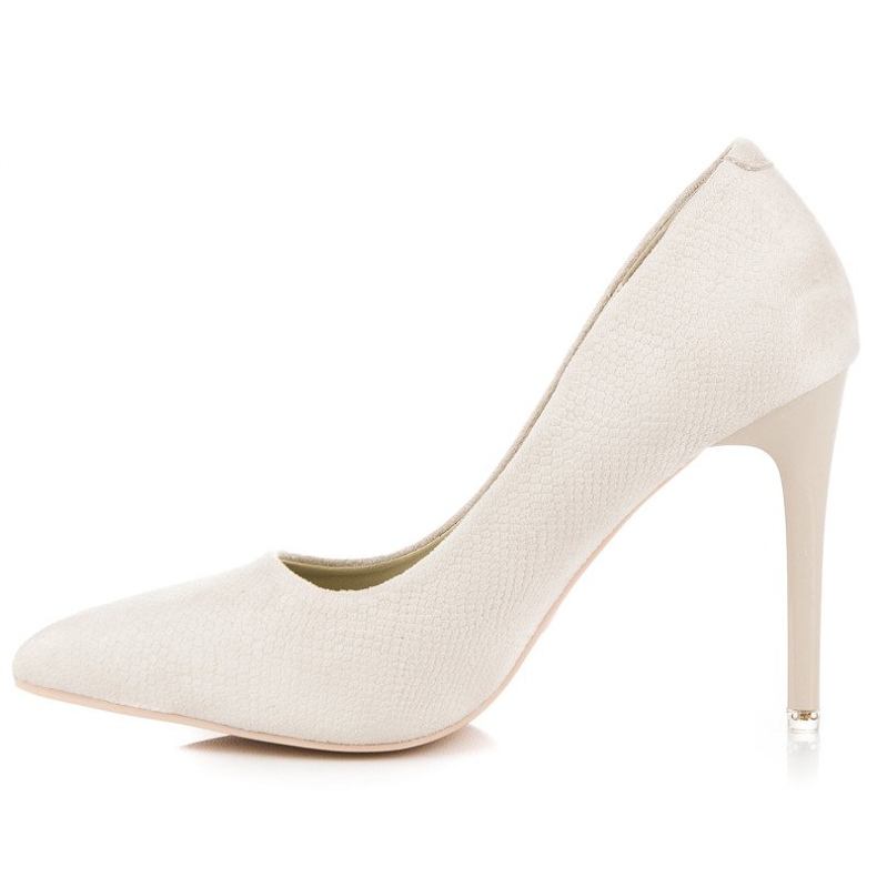 Tocuri înalte crem maro 1