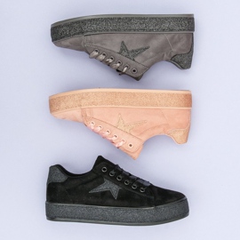 Tenisi Mckeylor cu sclipici roz 1 Tenisi Mckeylor cu sclipici roz 1