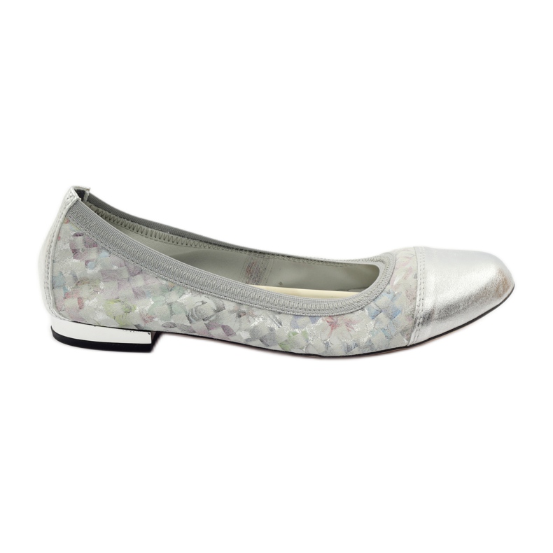 Balerini de dama elastic Gamis 1402 gri multicolor 1