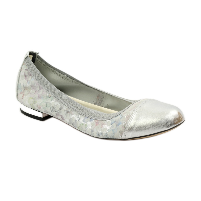 Balerini de dama elastic Gamis 1402 gri multicolor 2