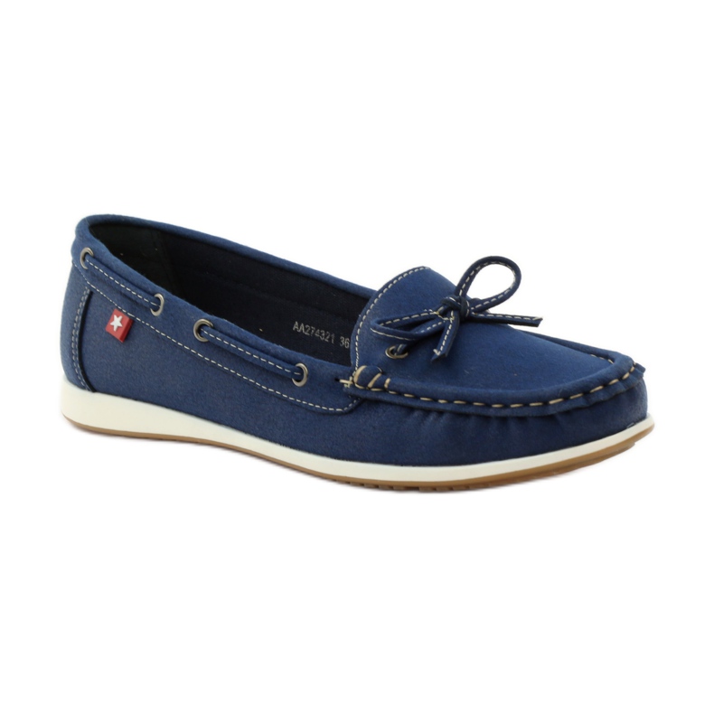 Big Star Mocasini de dama Big-Star 274321 bleumarin albastru marin 1
