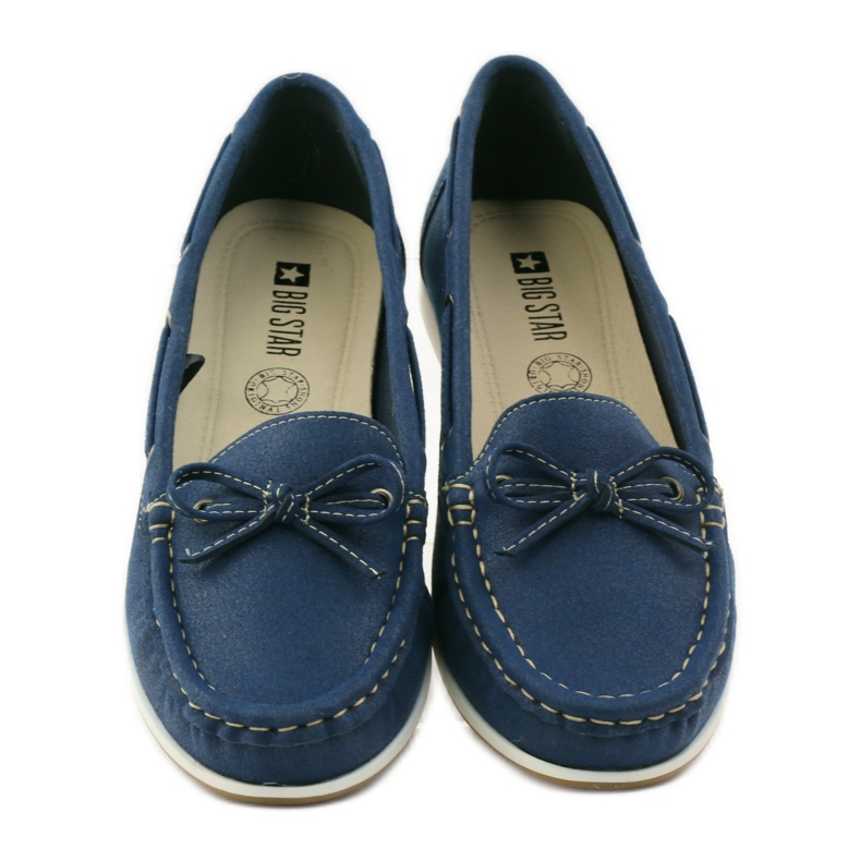 Big Star Mocasini de dama Big-Star 274321 bleumarin albastru marin 4