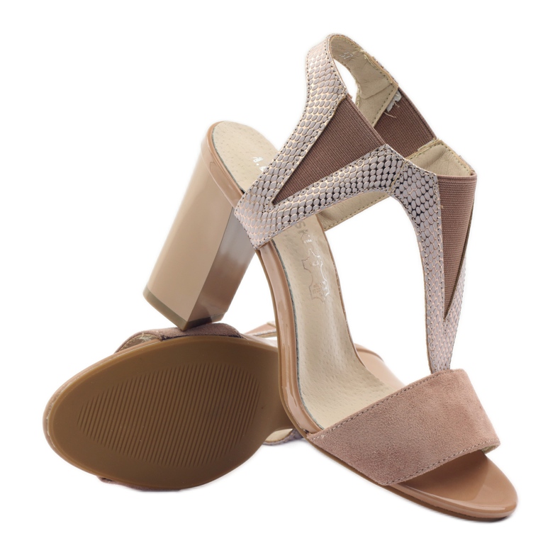 M.Daszyński Sandale piele Daszyński roz 3