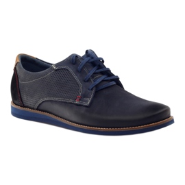Pantofi casual bărbați Nikopol 1657 bleumarin albastru marin 1