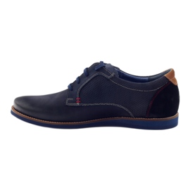 Pantofi casual bărbați Nikopol 1657 bleumarin albastru marin 2