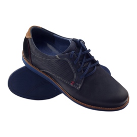 Pantofi casual bărbați Nikopol 1657 bleumarin albastru marin 3