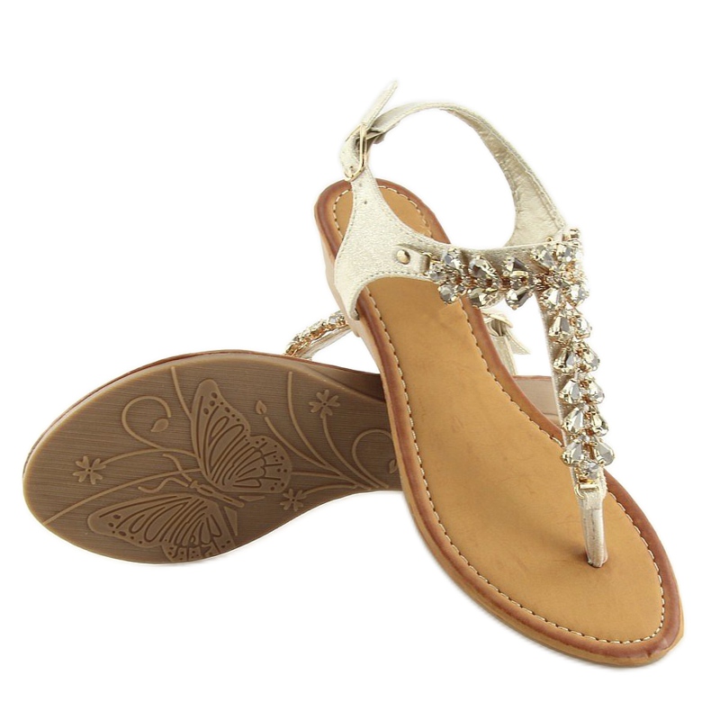 Flip-flops aurii 9-59 aurii de aur 1